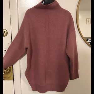 Mauve pink oversized sweater